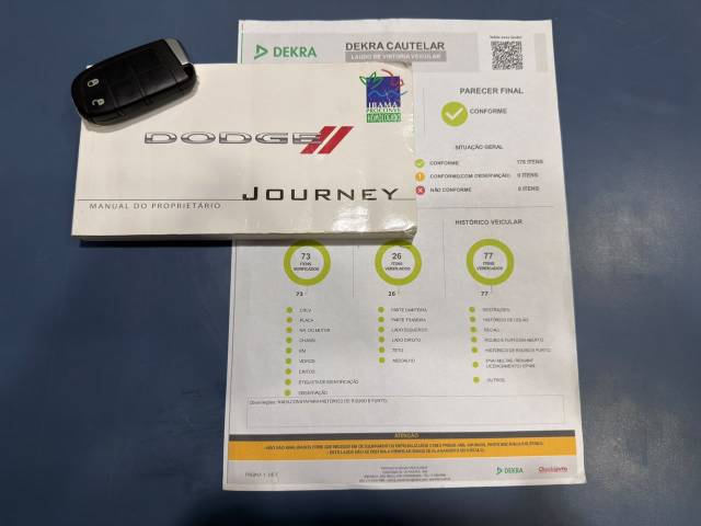JOURNEY SXT V6 AUT - 2014/2015 - CINZA 16