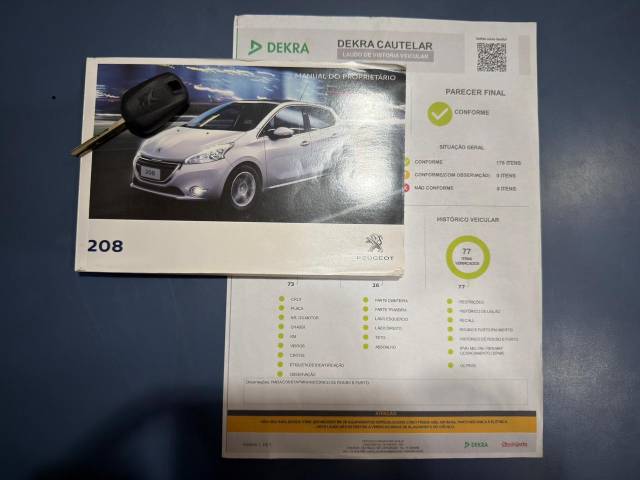PEUGEOT 208 1.6 ACTIVE PACK - 2014/2015 - BRANCA 18