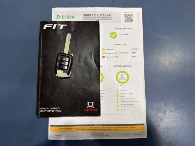 FIT LX 1.5 AUT - 2018/2018 - AZUL 18
