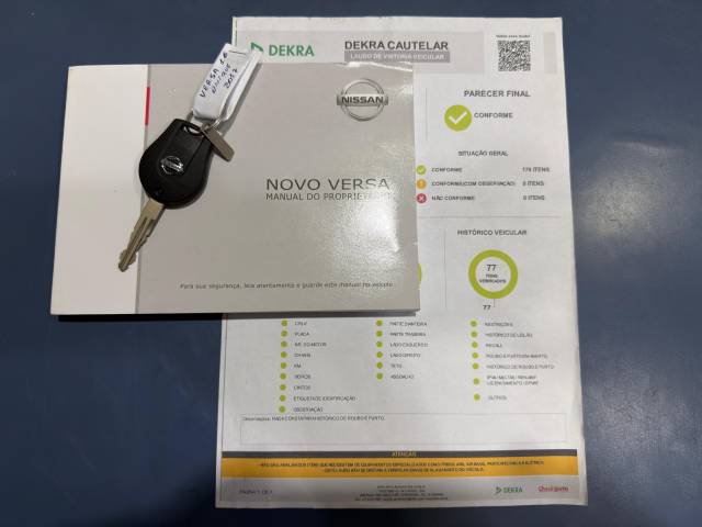 VERSA UNIQUE 1.6 CVT - 2016/2017 - BRANCA 18