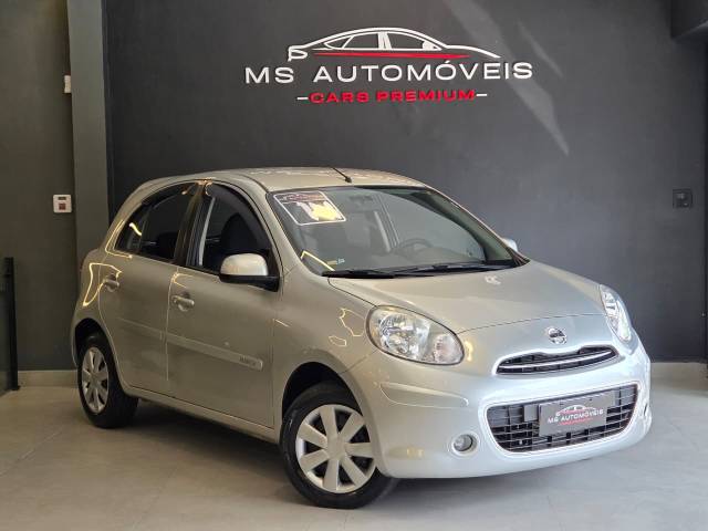 NISSAN MARCH 1.6S - 2013/2014 - PRATA 4